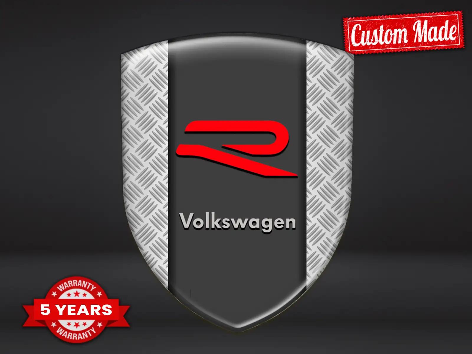 VW Personalized Business Stickers Durable Limited Style